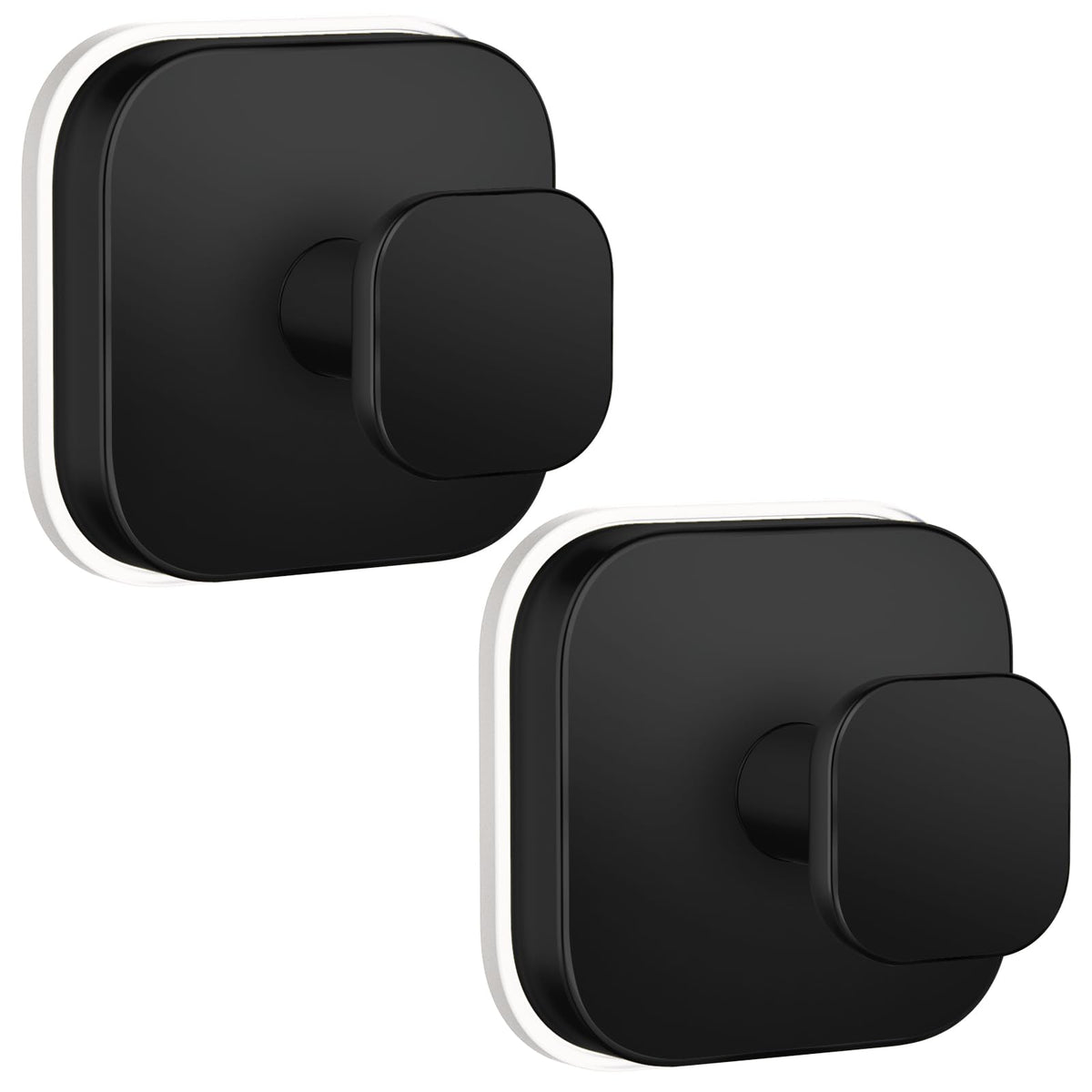 BKV Suction Cup Hooks for Shower,Heavy Duty Shower Hooks,Black,2 Pack