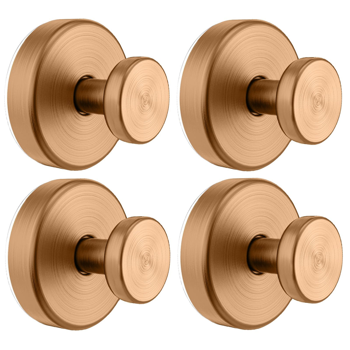 Vacuum Suction Cup Hooks for Shower, Shower Hooks for Inside Shower Glass Window, Mirror, No Drill Towel Hooks for Bathrooms, Bath Robe Coat Looafh Wreath Hook for Hanging - 2 Pack, Gold
