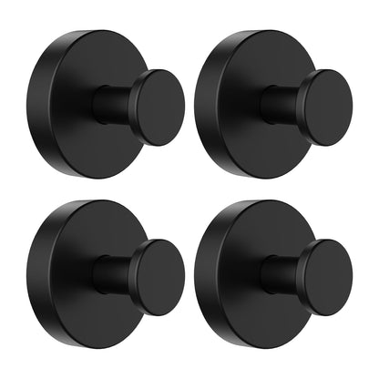4P Suction Cup Hooks for Shower No-Drill Bathroom Hooks for Towels, Robes