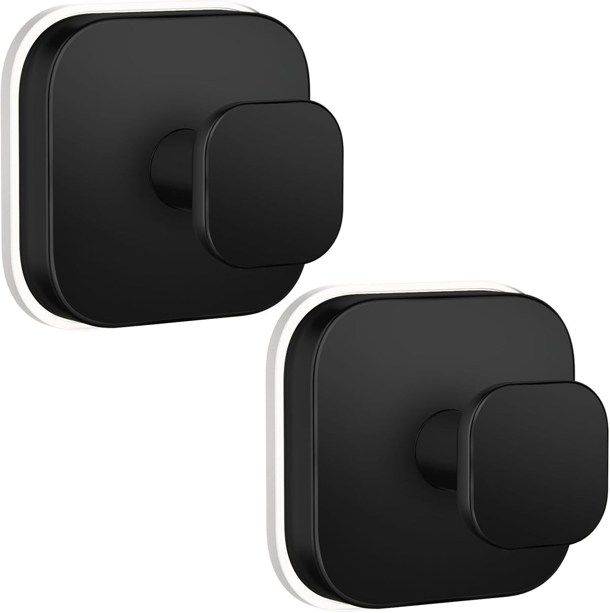 BKV Suction Cup Hooks for Shower,Heavy Duty Shower Hooks,Black,2 Pack