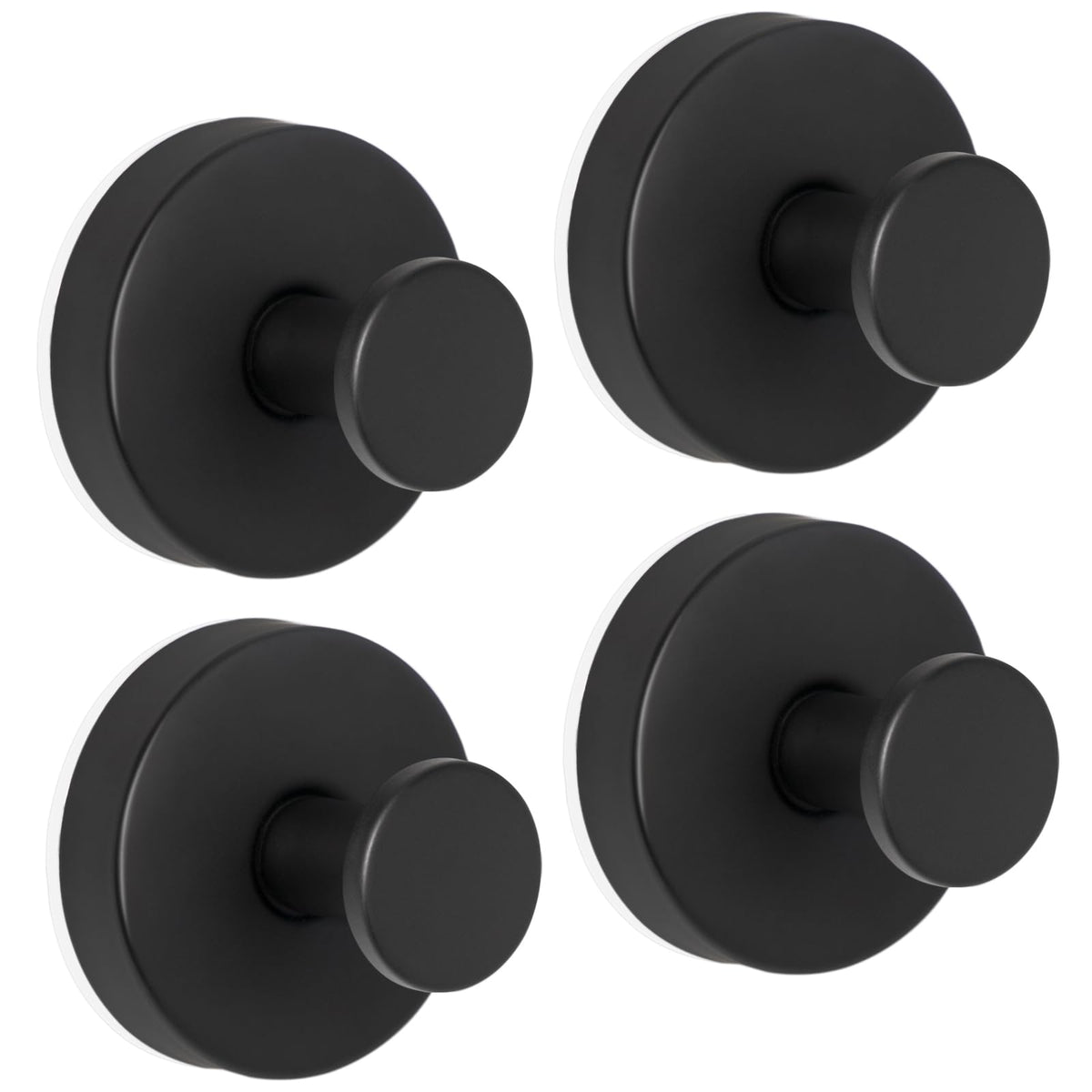 ZESLMG Suction Cup Hooks for Shower, Nickel Wreath Hangers for Front Door Glass Window Bathroom Kitchen Wall, Removable Towel Holder Bath Robe Loofah Coat Hooks No Damage for Hanging, 2 Pack