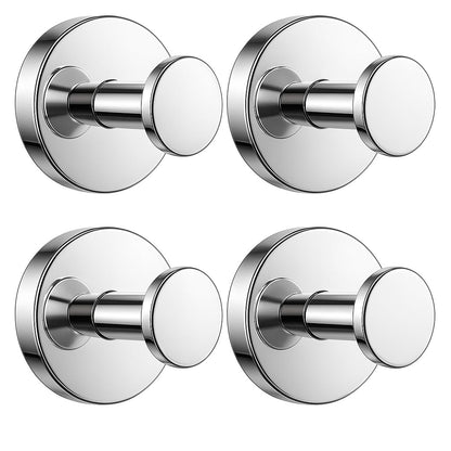 BKV Suction Cup Hooks for Shower,Matte Black,4 Pack