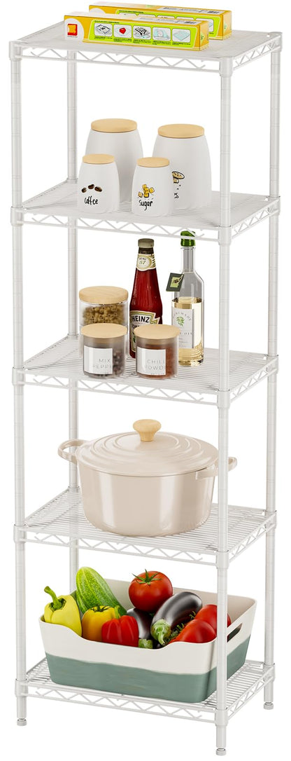 SINGAYE Metal Shelves Wire Shelving Storage Standing Adjustable Shelf Unit