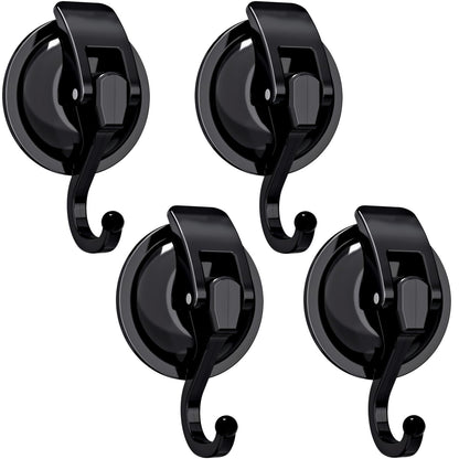 Suction Cup Wreath Hanger No Drill Shower Hooks(2Pack Silver)
