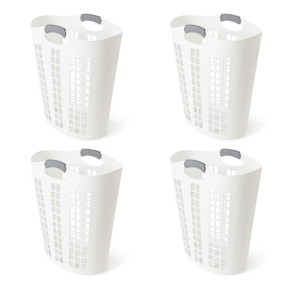 Gracious Living Laundry Basket, Easy Carry Flex Collapsible Hamper, 87.5L