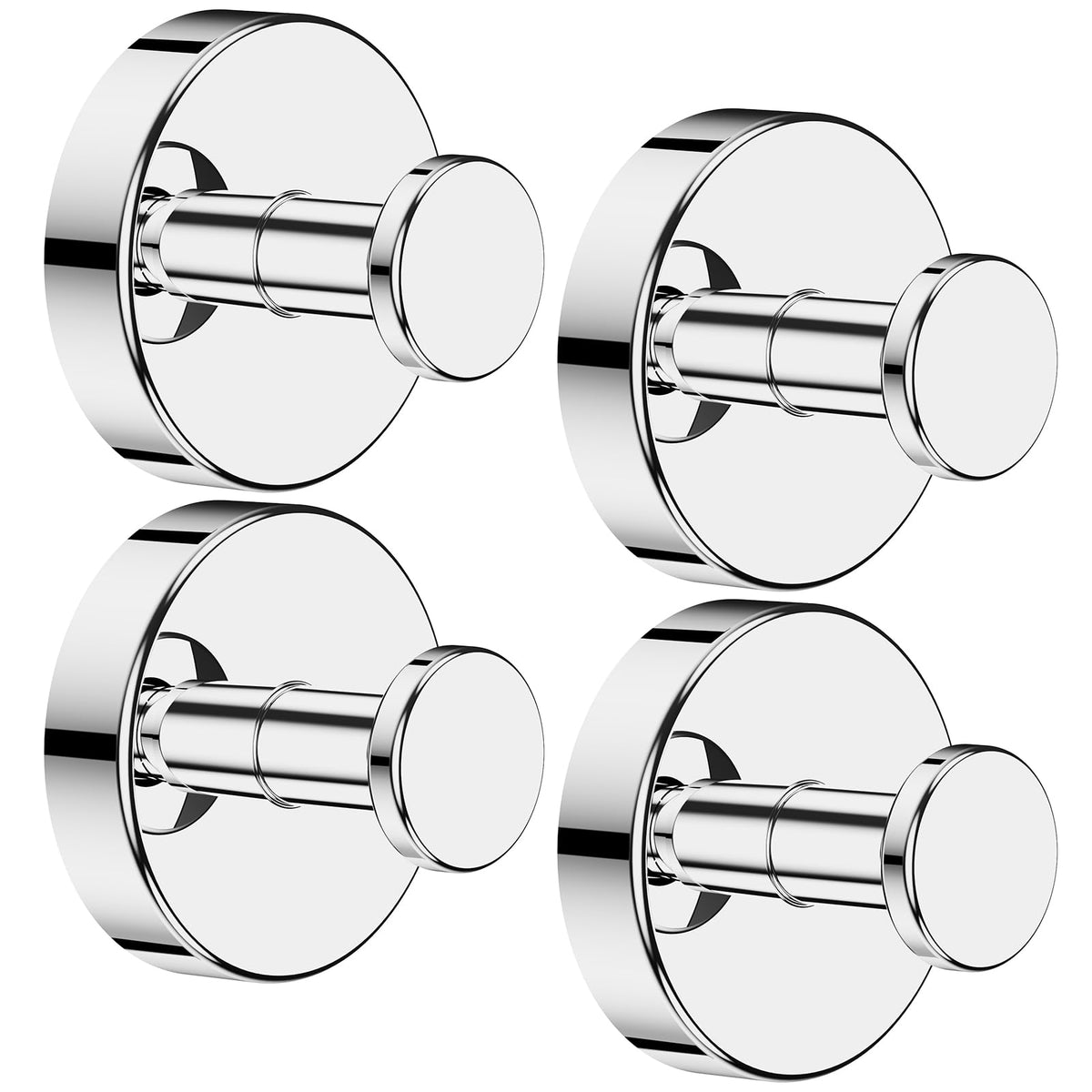 Suction Cup Hooks for Shower & No Drill Towel Hooks for Bathroom
