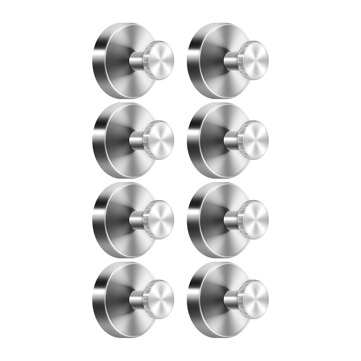 Suction Cup Hooks 4 Pack, No Drill Waterproof Shower Hooks for Bathroom