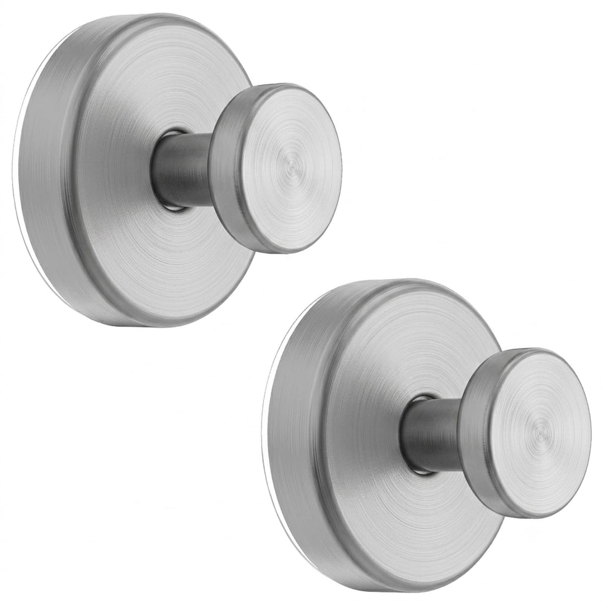 Vacuum Suction Cup Hooks for Shower, Shower Hooks for Inside Shower Glass Window, Mirror, No Drill Towel Hooks for Bathrooms, Bath Robe Coat Looafh Wreath Hook for Hanging - 2 Pack, Gold