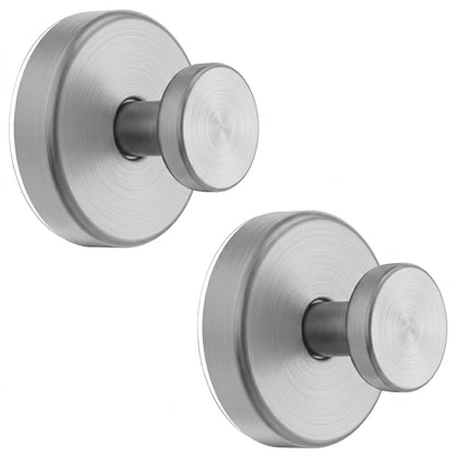 Vacuum Suction Cup Hooks for Shower, Shower Hooks for Inside Shower Glass Window, Mirror, No Drill Towel Hooks for Bathrooms, Bath Robe Coat Looafh Wreath Hook for Hanging - 2 Pack, Gold