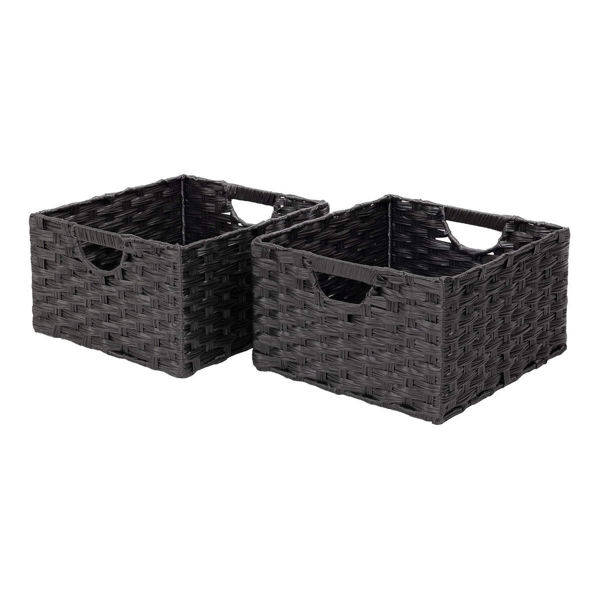 Seville Classics Premium Handwoven Portable Laundry Bin Basket with Carrying Handles, Household Storage for Clothes, Linens, Sheets, Mocha Brown, Oval Hamper